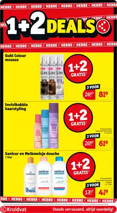 Kruidvat folder week 48 - Voorbeeld van een folder van Kruidvat, geldig van 25.11.2025 | Pagina: 13 | Producten: Kan, Douche, Gel, Haarspray