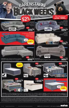 Roller - Black Friday ab 02.11.2025 gültig | Seite: 2 | Produkte: Wohnlandschaft, Boxspringbett, Polsterbett