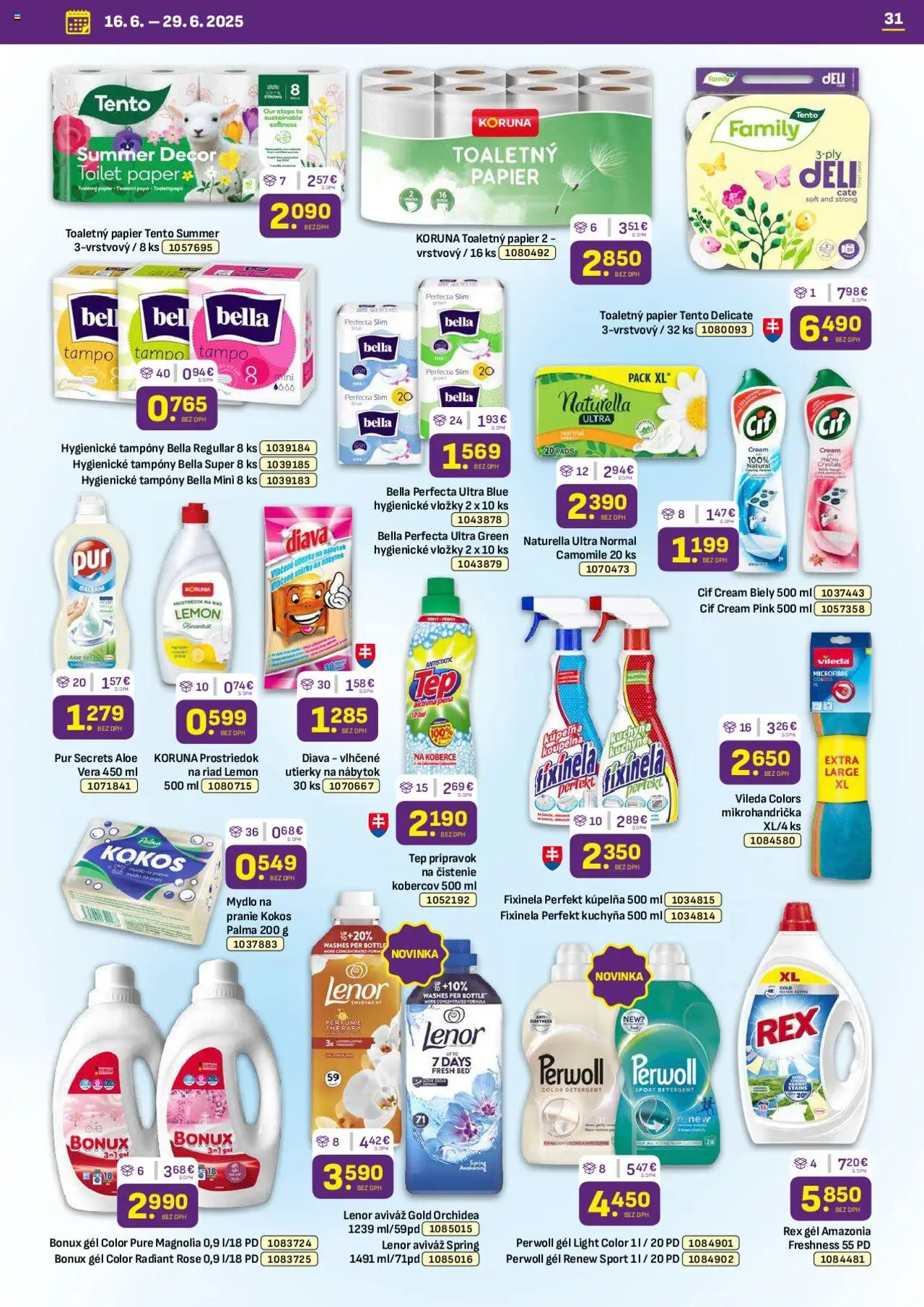 Libex leták │ platný od 16.06.2025 | Strana: 31 | Produkty: Nábytok, Kuchyňa, Kúpelňa, Orchidea