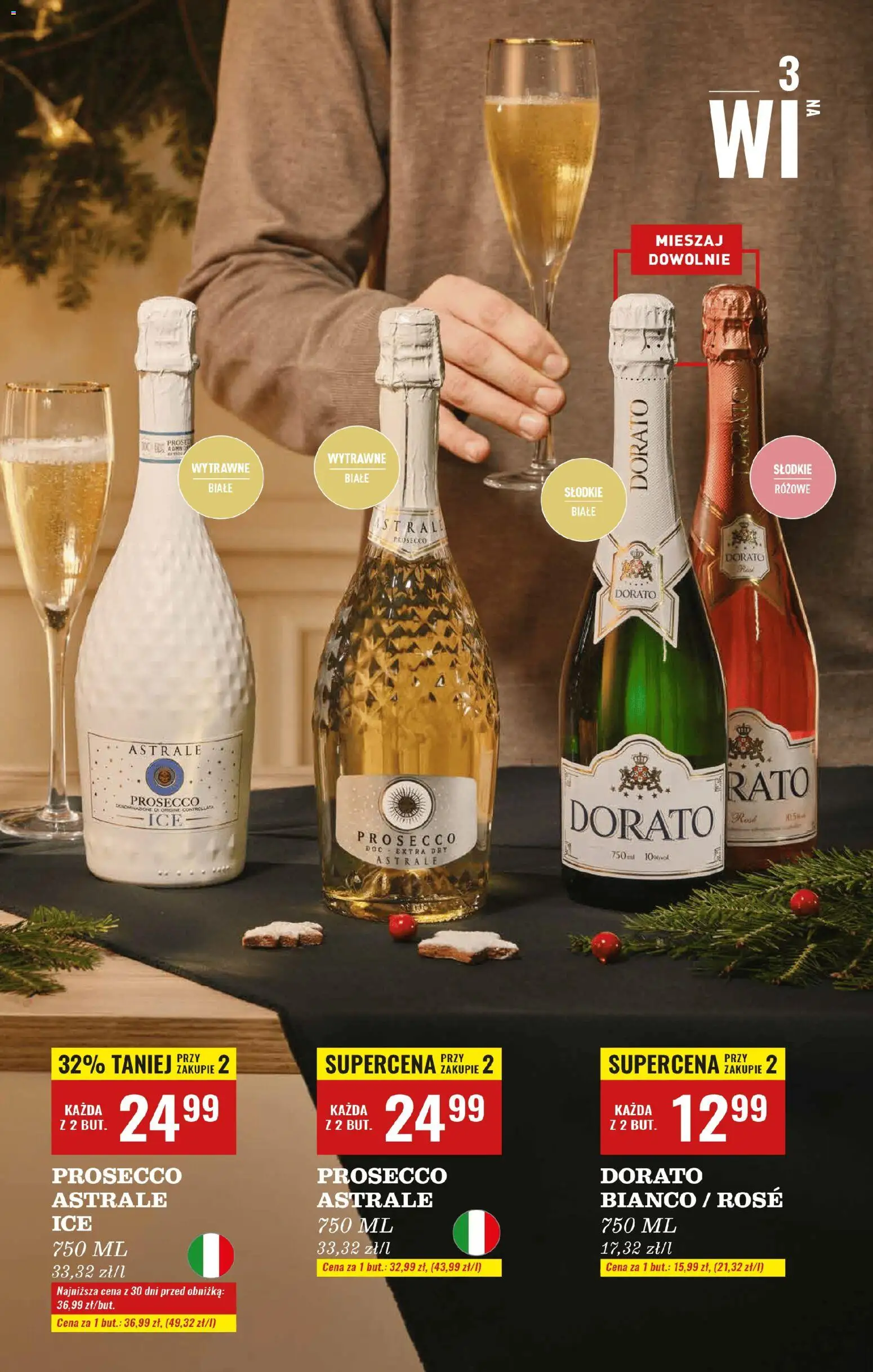 Biedronka gazetka - Czas na toast od 17.11.2025 | Strona: 3 | Produkty: Prosecco