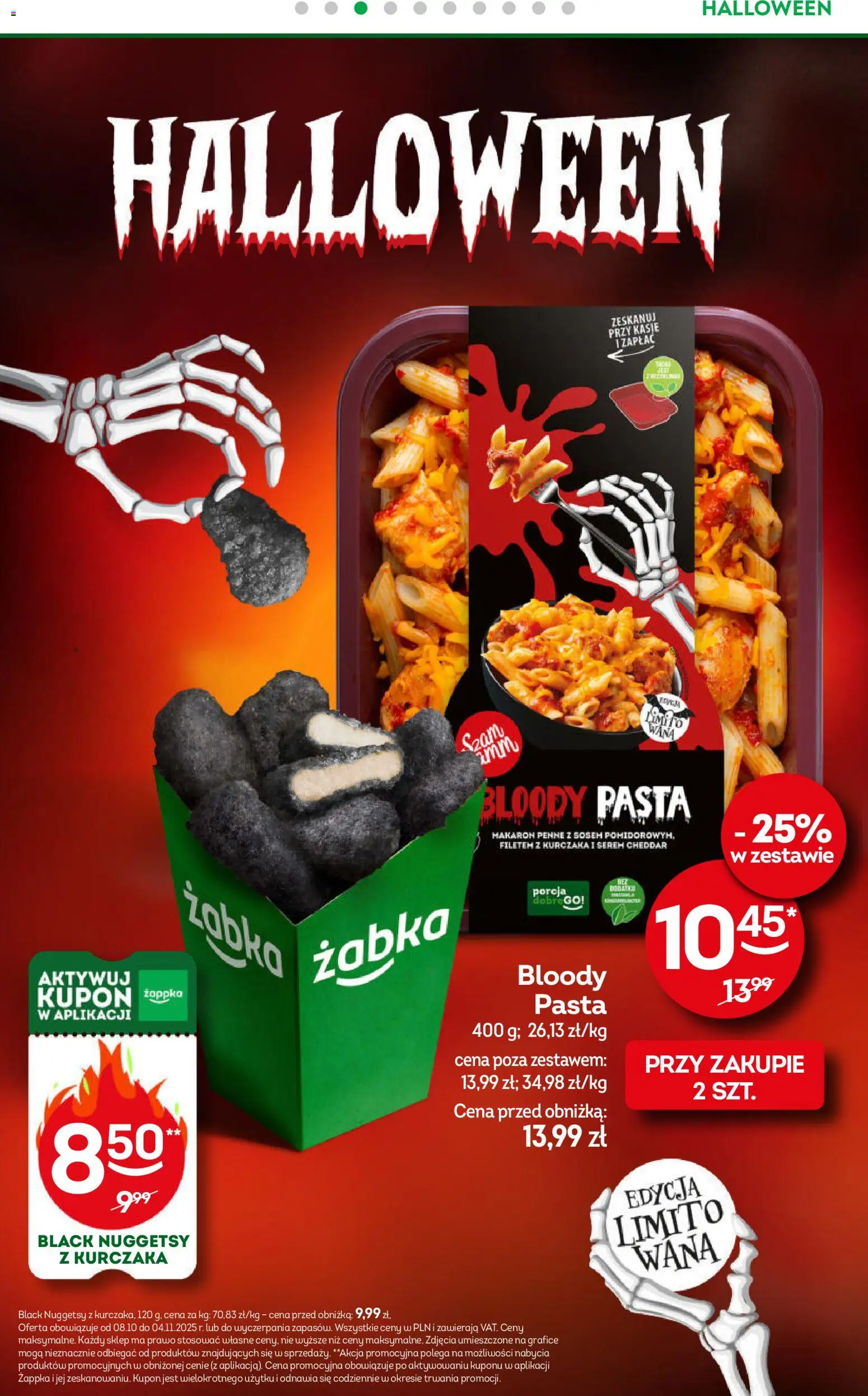 Żabka Gazetka od 22.10.2025 | Strona: 6 | Produkty: Penne, Cheddar