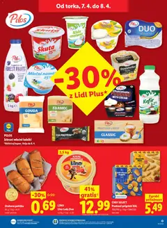 Lidl katalog akcije – veljaven od 02.04.2026 | Stran: 45 | Izdelki: Edamec, Kisla smetana, Smetana, Skuta