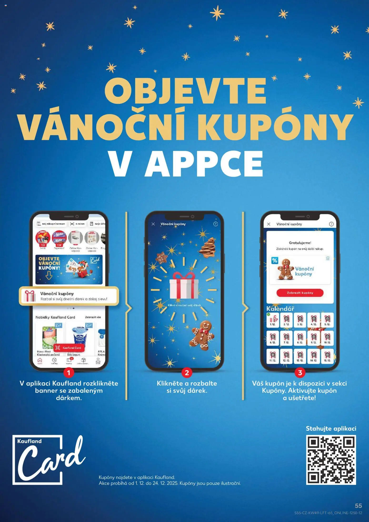 Kaufland leták - Chomutov od 03.12.2025 | Strana: 55 | Produkty: Jogurt, Kalendář, Maso, Bílý jogurt