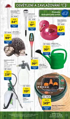 Náhled letáku Zahradní hadice Race**, 20 m, 3/4", sada s příslušenstvím pro zavlažování od 03.03.2026 | Strana: 11 | Produkty: Zápich, Zahradní hadice, Lampa, Postřikovač