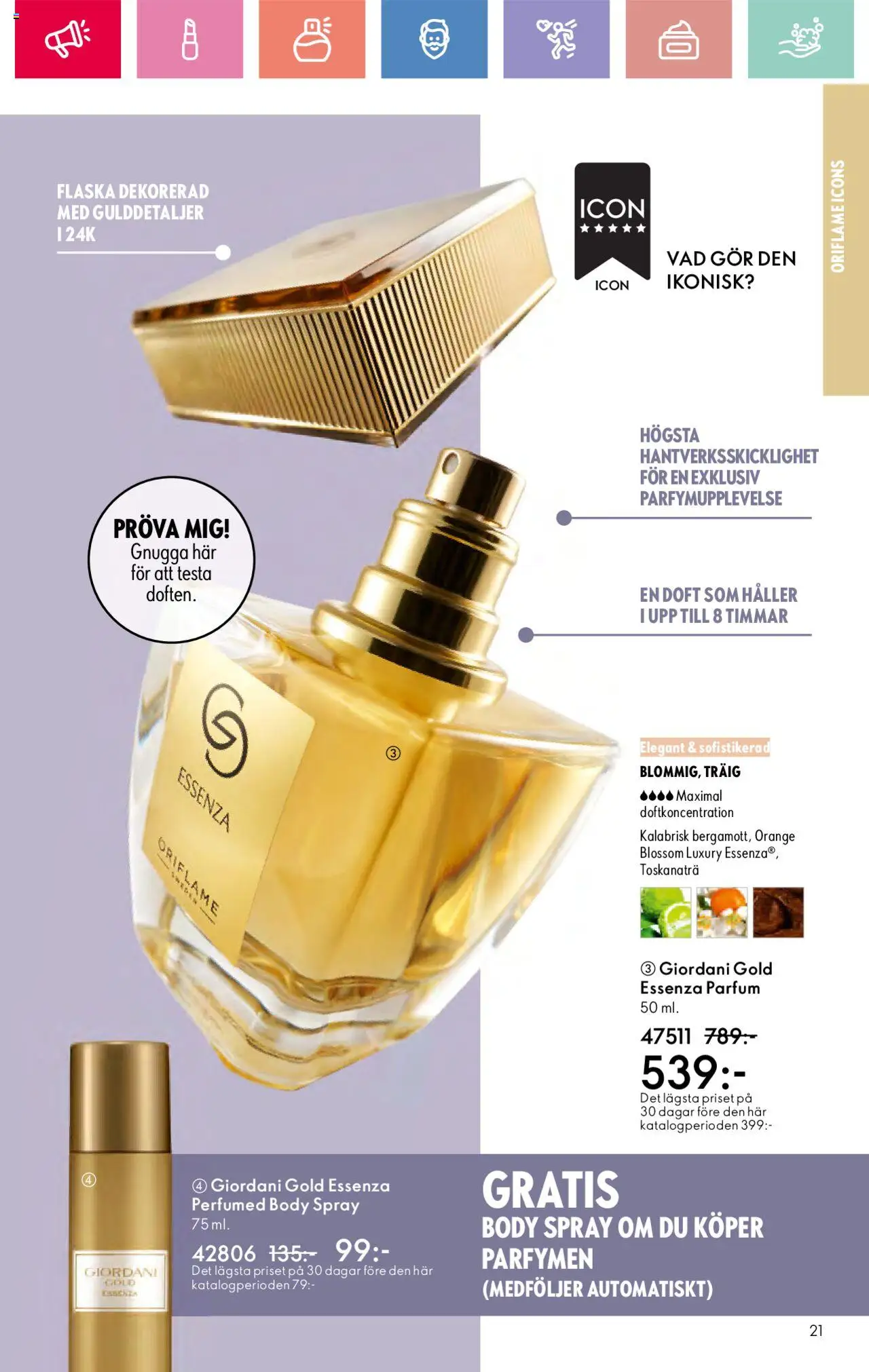 Oriflame reklamblad aktuell från 03.08.2025 | Sida: 21 | Produkter: Doft