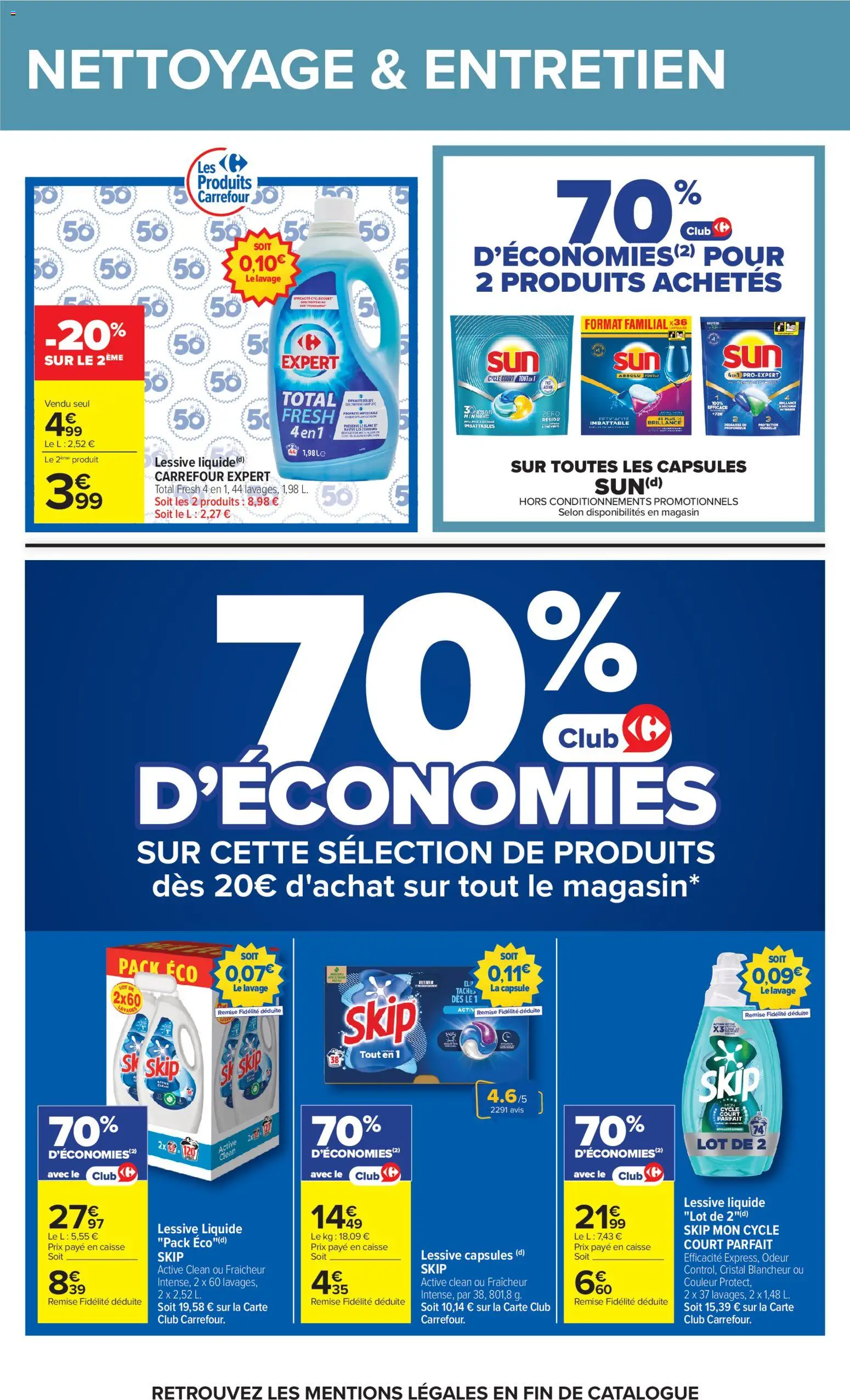 {H1} | Page: 53 | Produits: Lessive Liquide, Lessive