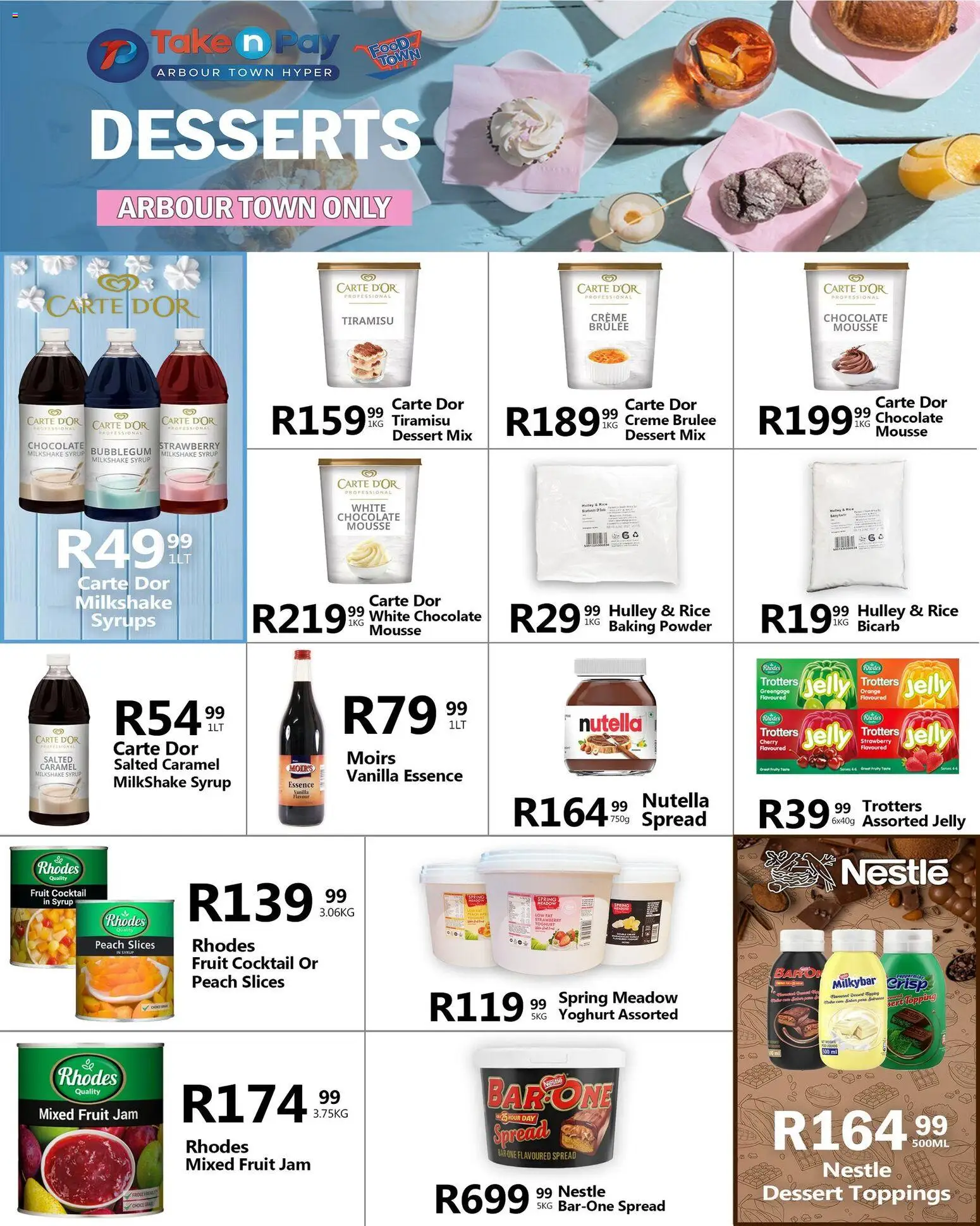 New Take n Pay catalogue – valid from 03.11.2025 | Page: 29 | Products: Vanilla essence, Chocolate, Rice, Fruit