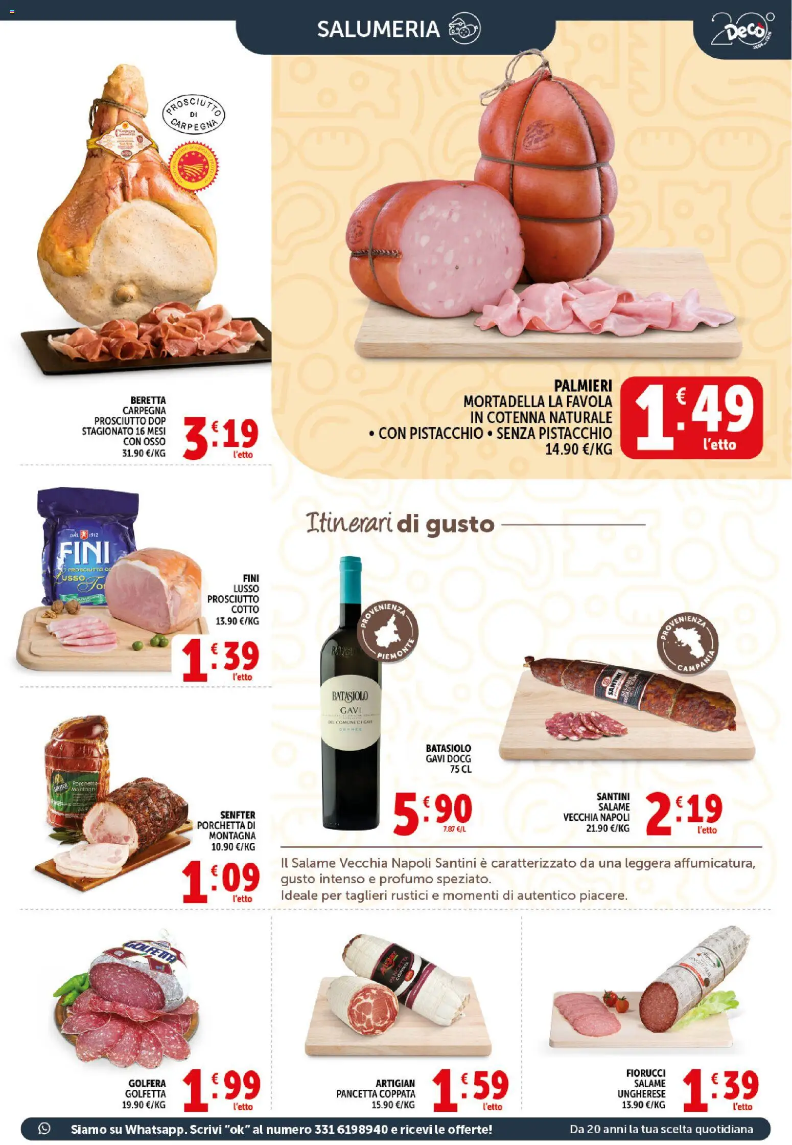 Volantino Decò del 21.04.2026 | Pagina: 3 | Prodotti: Porchetta, Prosciutto Cotto, Prosciutto, Rustici