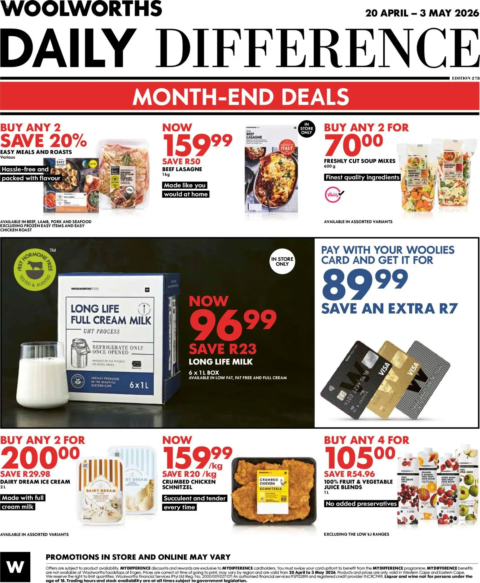 New Woolworths catalogue – valid from 20.04.2026 | Page: 12 | Products: Box, Pork, Beef, Seafood