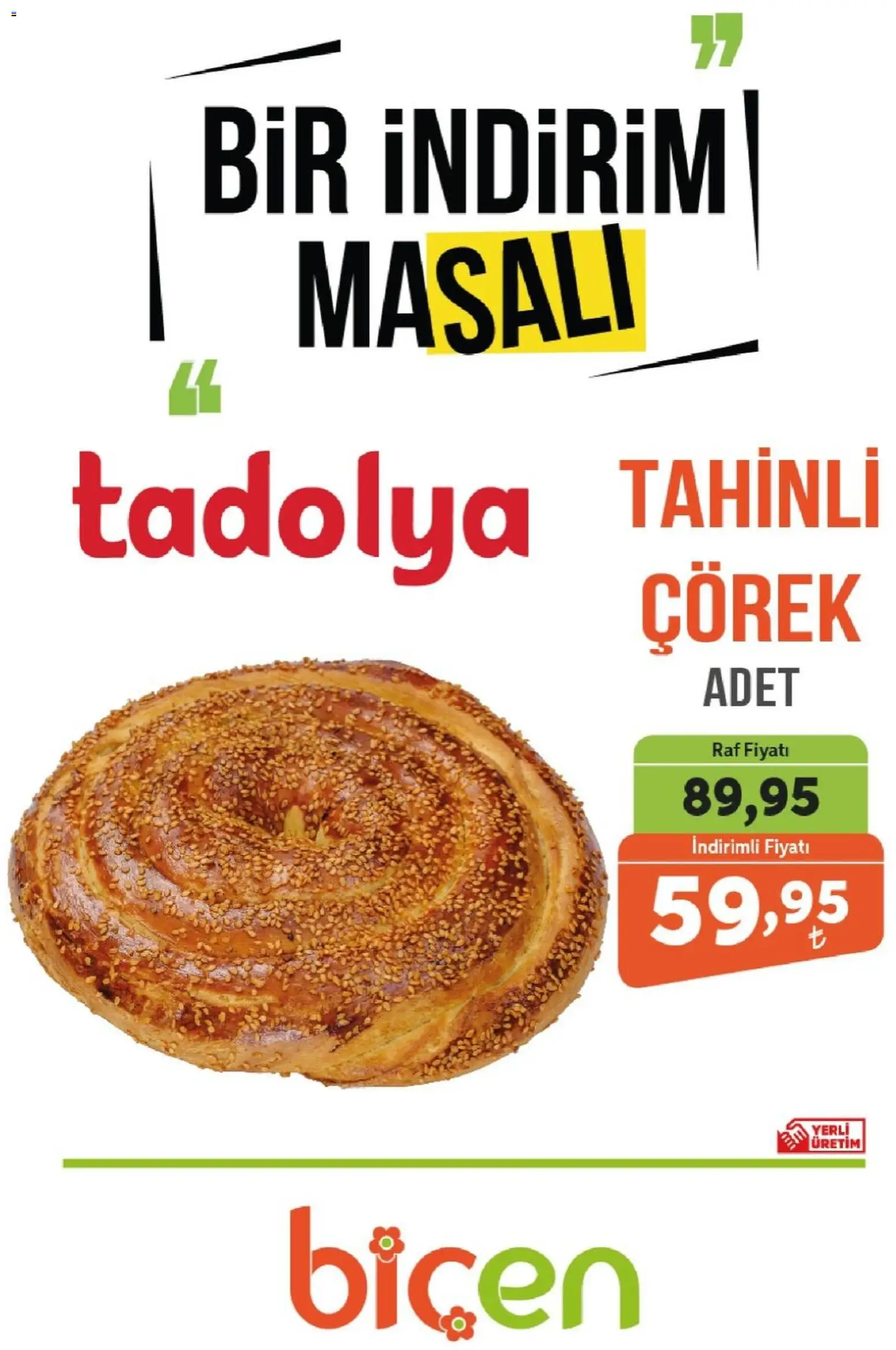 Biçen Market Bir İndirim MaSalı - 09.12.2025 tarihinden itibaren geçerlidir | Sayfa: 1 | Ürünler: Raf