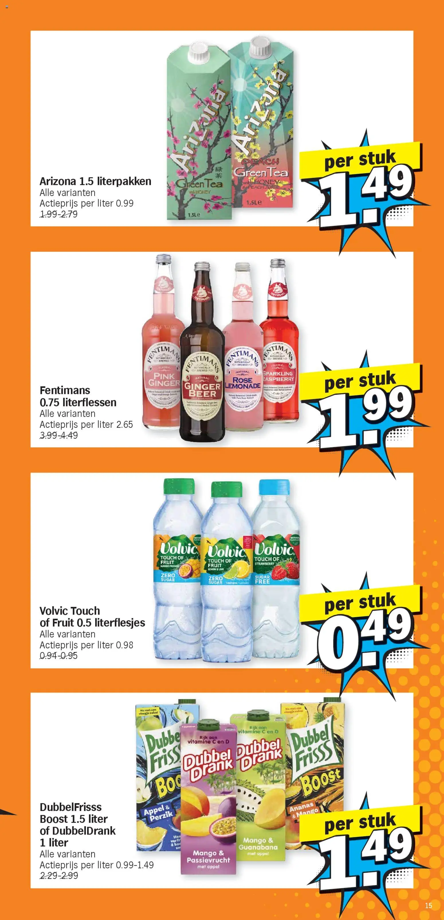 {H1} | Pagina: 15 | Producten: Ananas, Boost, Mango, Appel