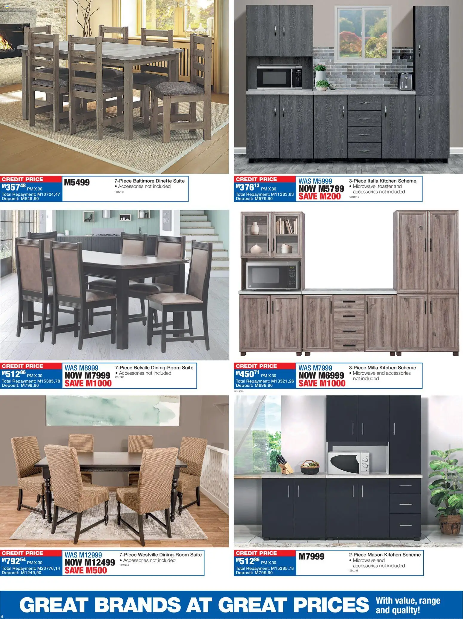 New OK Furniture catalogue – valid from 27.12.2025 | Page: 4 | Products: Toaster, Microwave