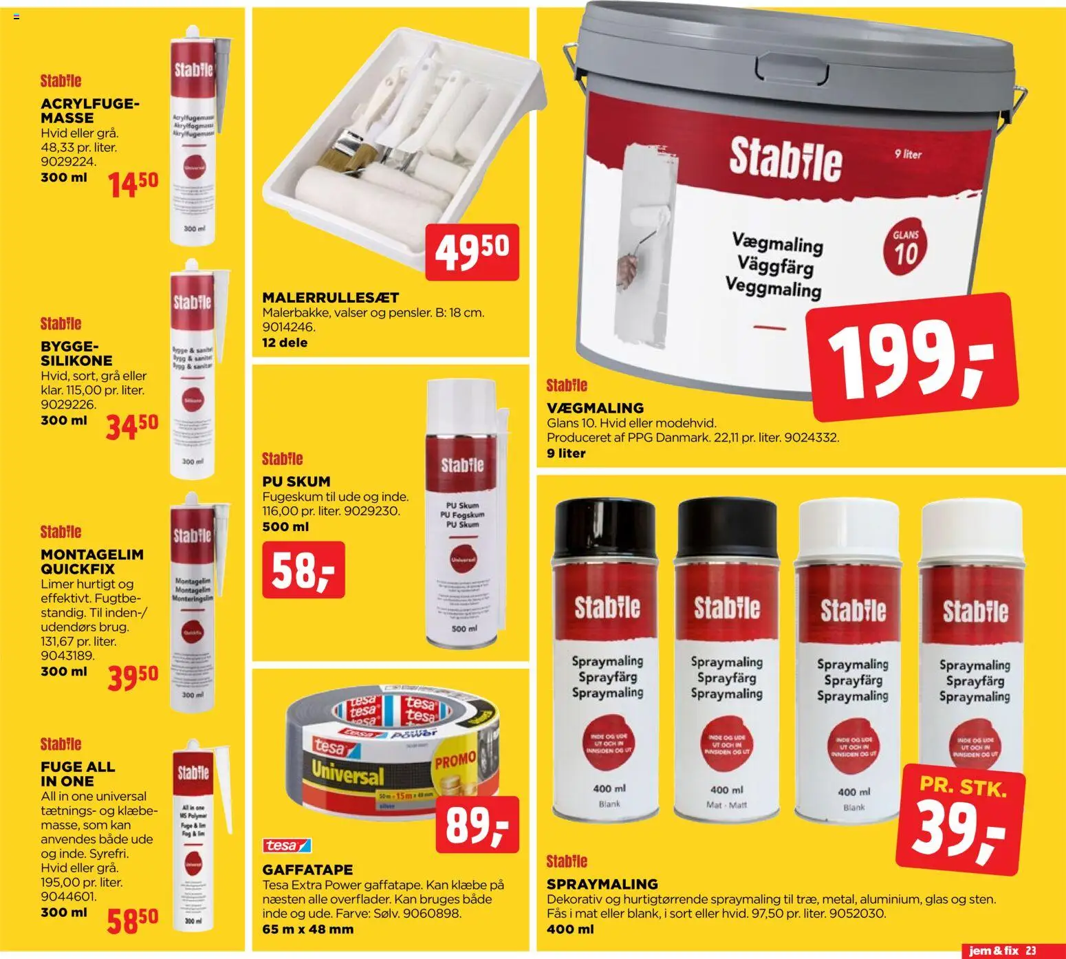 Jem & fix tilbudsavis – gyldig fra 15.03.2026 | Side: 23 | Produkter: Søm