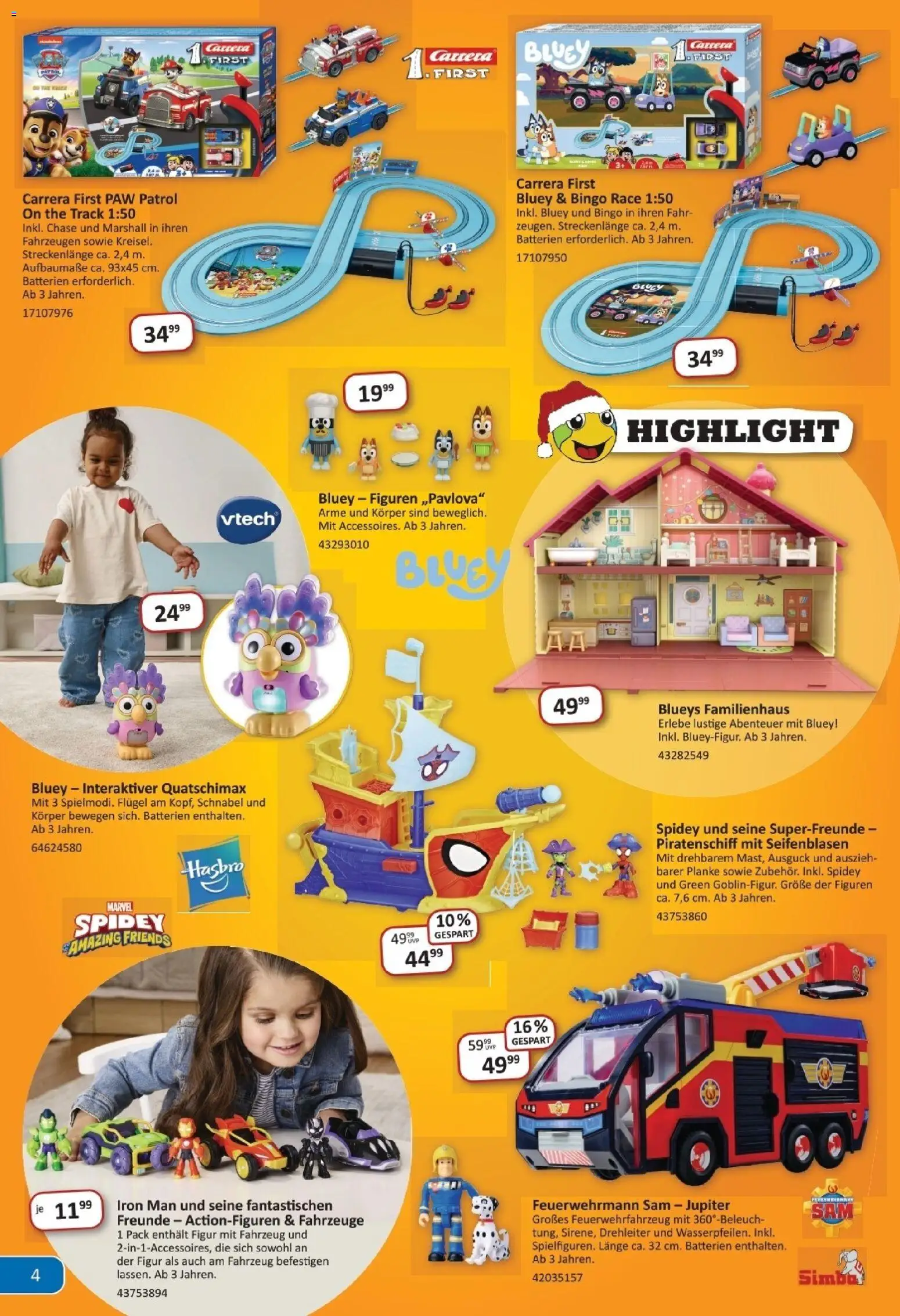 Vedes Weihnachtsflyer  – gültig ab 19.11.2025 | Seite: 4 | Produkte: Batterien