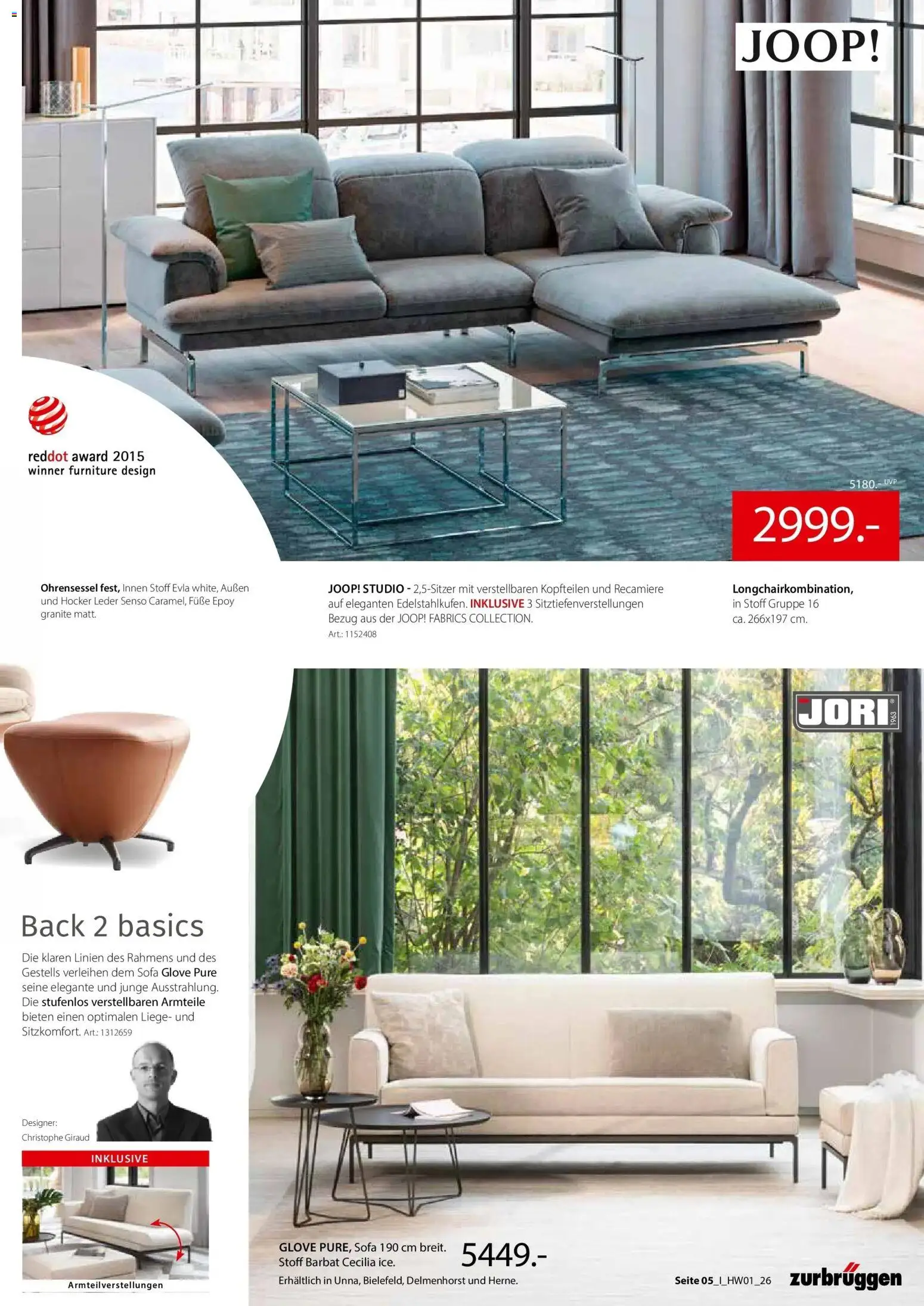 Zurbrüggen Ihr Einrichtungshaus der Extraklasse – gültig ab 27.03.2026 | Seite: 5 | Produkte: Hocker, Sofa, Liege