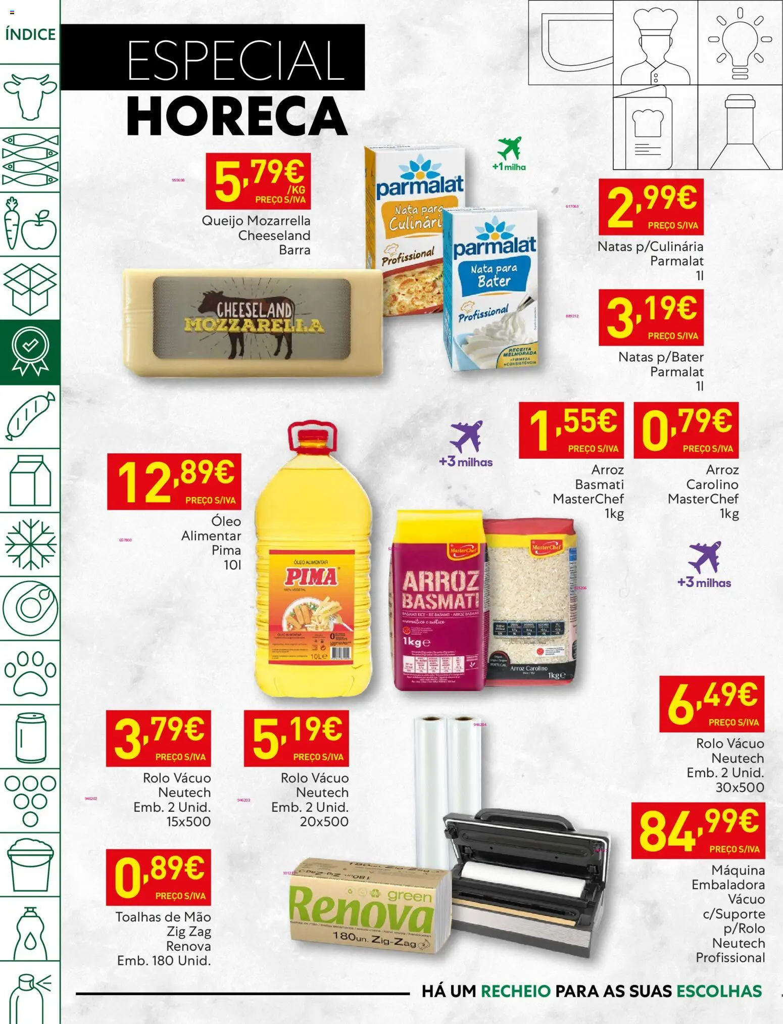 Recheio folheto │ válido de 11.11.2025 | Página: 10 | Produtos: Queijo, Óleo, Nata, Natas