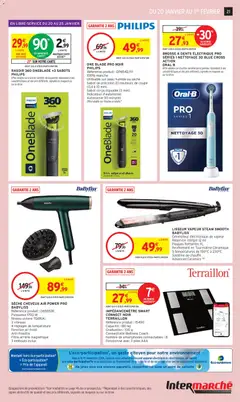 Intermarché - Prévisualisation de Intermarché catalogue semaine 4 valide à partir de 20.01.2026 | Page: 21 | Produits: Rasoir, Brosse à dents électrique, Lisseur, Brosse
