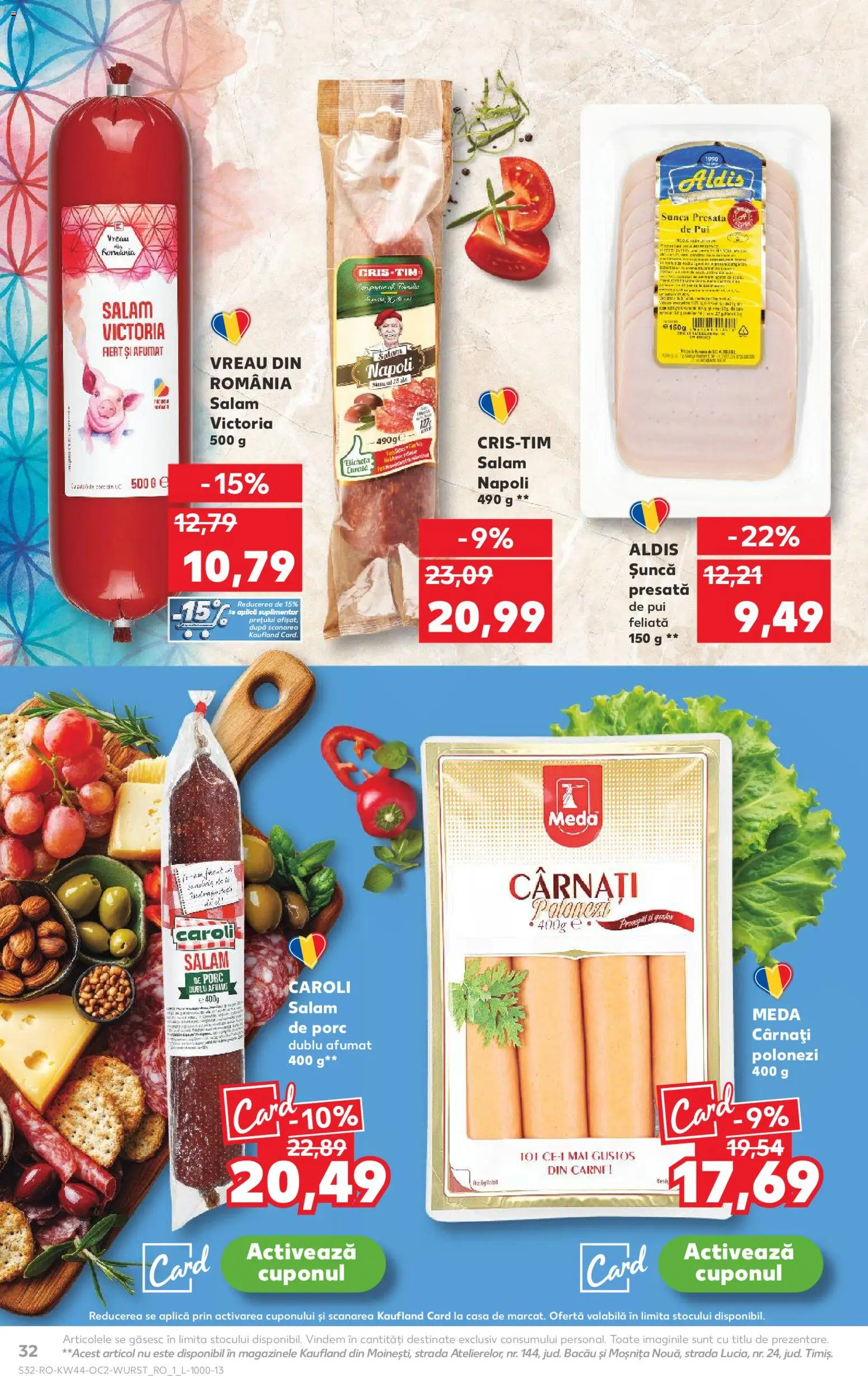 Kaufland RO akciós ujság - amely érvényes a következő dátumtól: 29.10.2025 | Oldal: 32