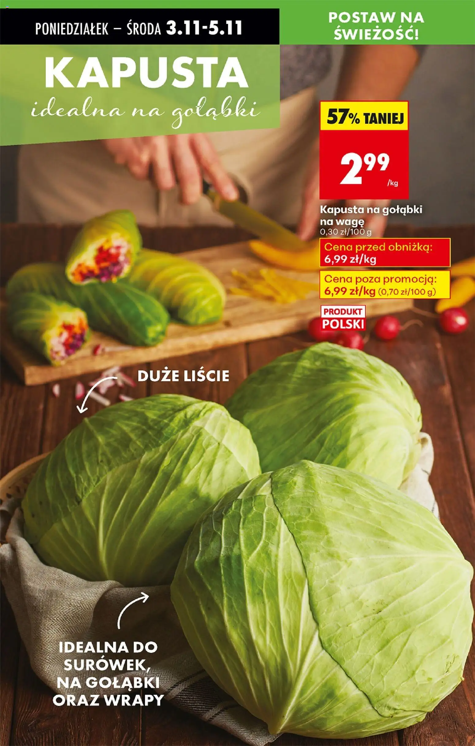 Biedronka gazetka od 03.11.2025 | Strona: 22 | Produkty: Kapusta