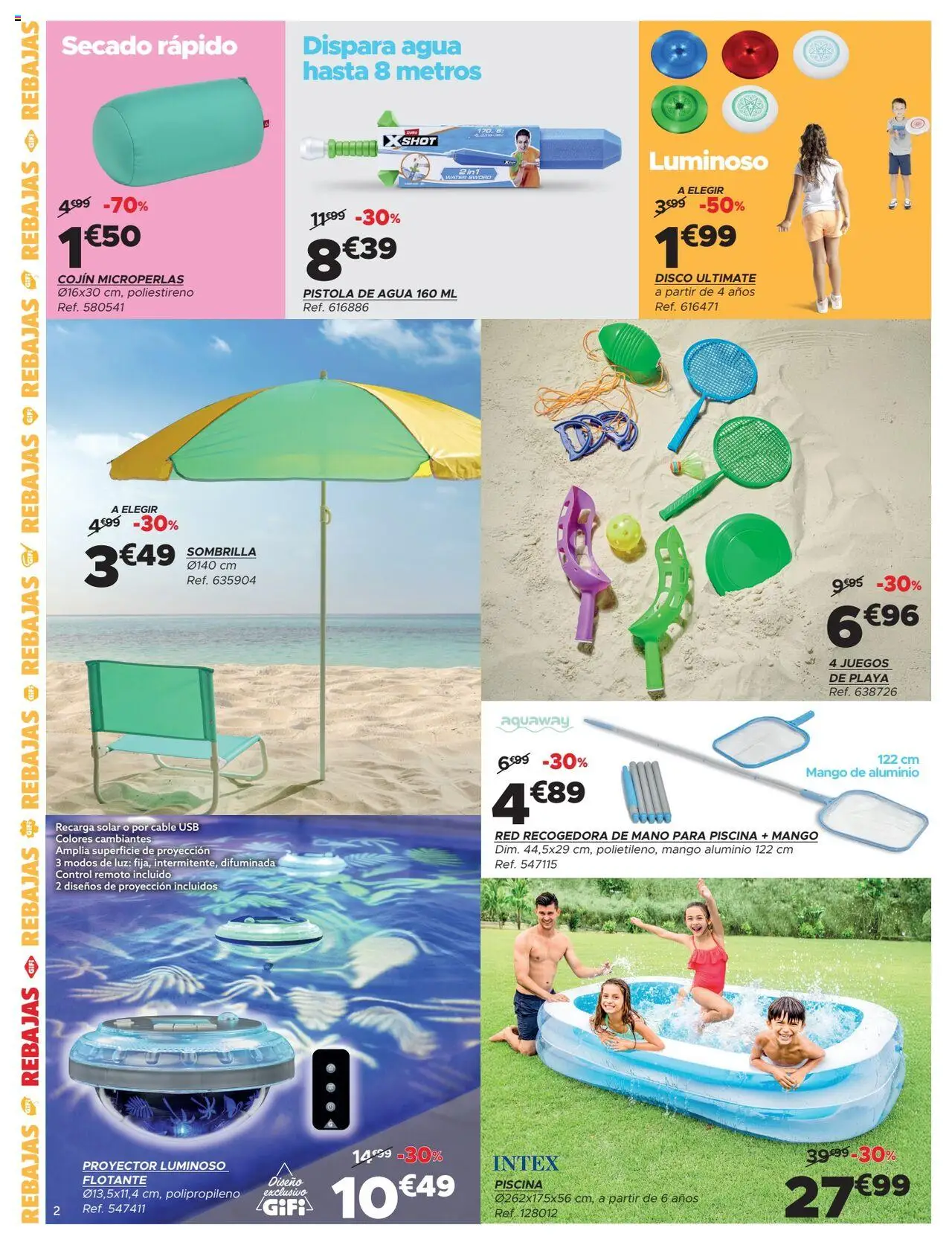 GiFi folleto │ válido desde el 25.06.2025 | Página: 2 | Productos: Sombrilla, Disco, USB, Ρούτερ