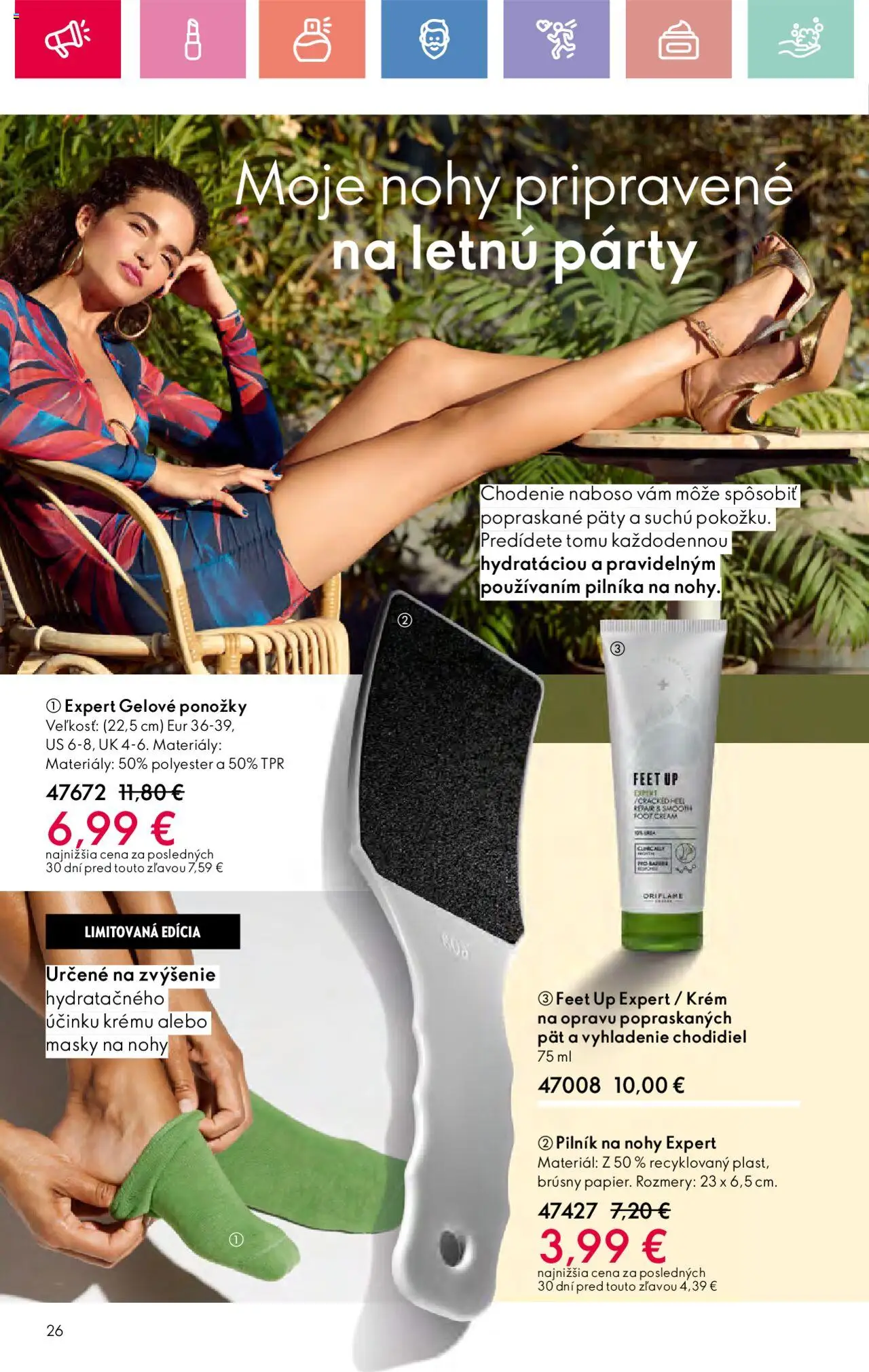 Katalóg Oriflame 10 2025 │ platný od 06.07.2025 | Strana: 26 | Produkty: Ponožky, Krém