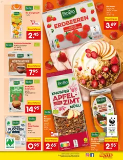 Netto Marken-Discount Prospekt 	 ab 20.04.2026 gültig | Seite: 25 | Produkte: Musli, Orangensaft, Erdbeeren, Flocken