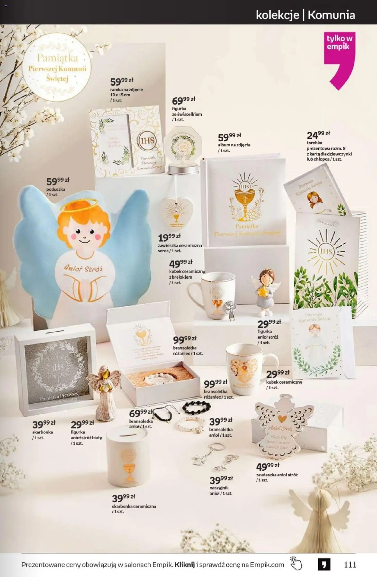 Empik promocje od 22.04.2026 | Strona: 111 | Produkty: Naszyjnik, Bransoletka, Poduszka, Ramka