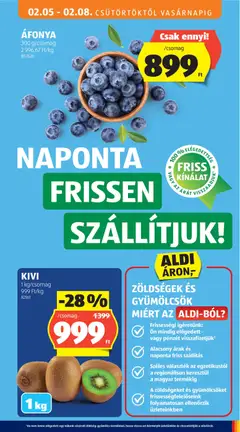 KIVI, 1 kg/csomag - amely érvényes a következő dátumtól: 05.02.2026 | Oldal: 13