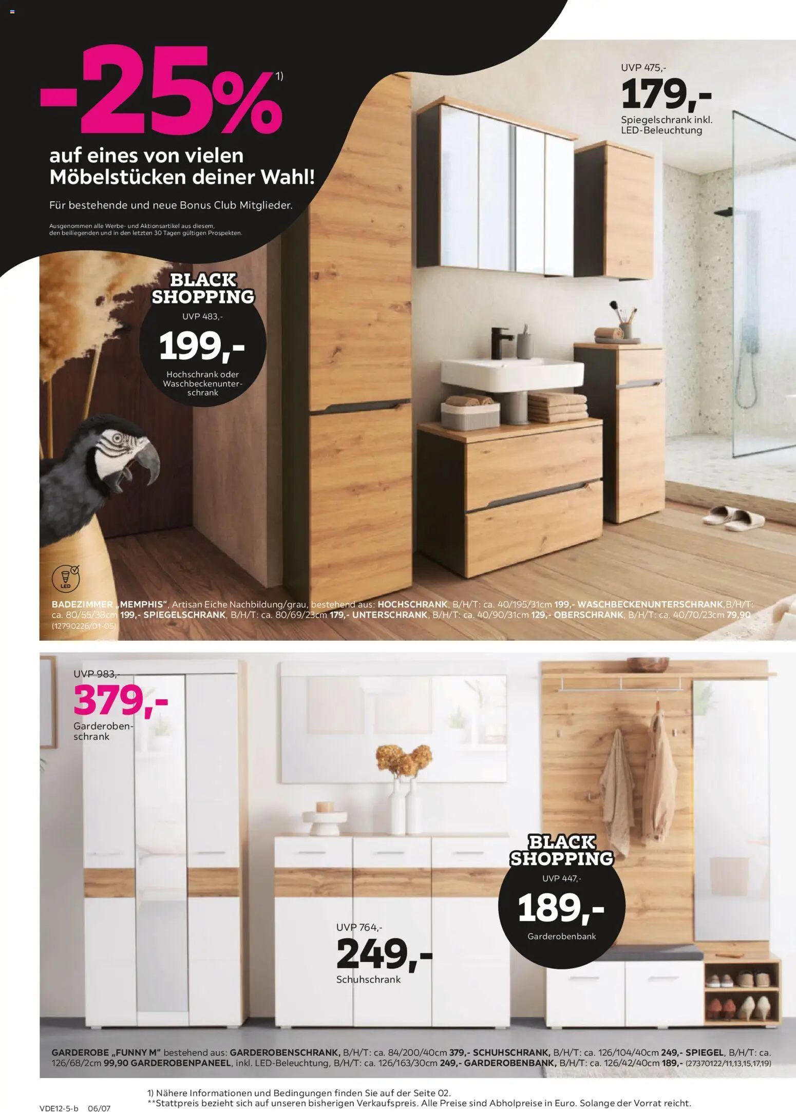 Mömax - Black Friday – gültig ab 17.11.2025 | Seite: 6 | Produkte: Schrank, Spiegelschrank, Hochschrank