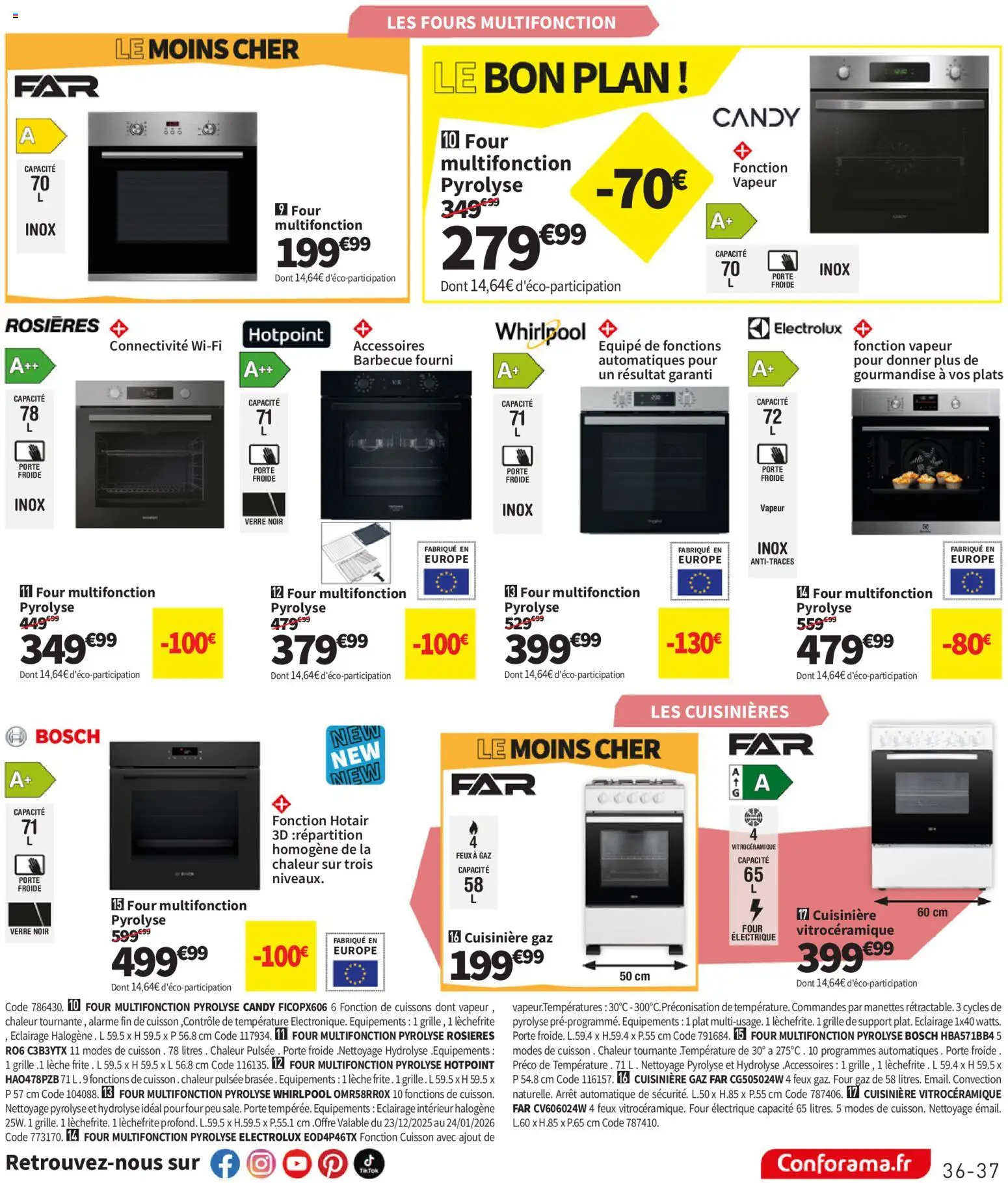 {H1} | Page: 37 | Produits: Four électrique, Barbecue, Porte, Cuisinière