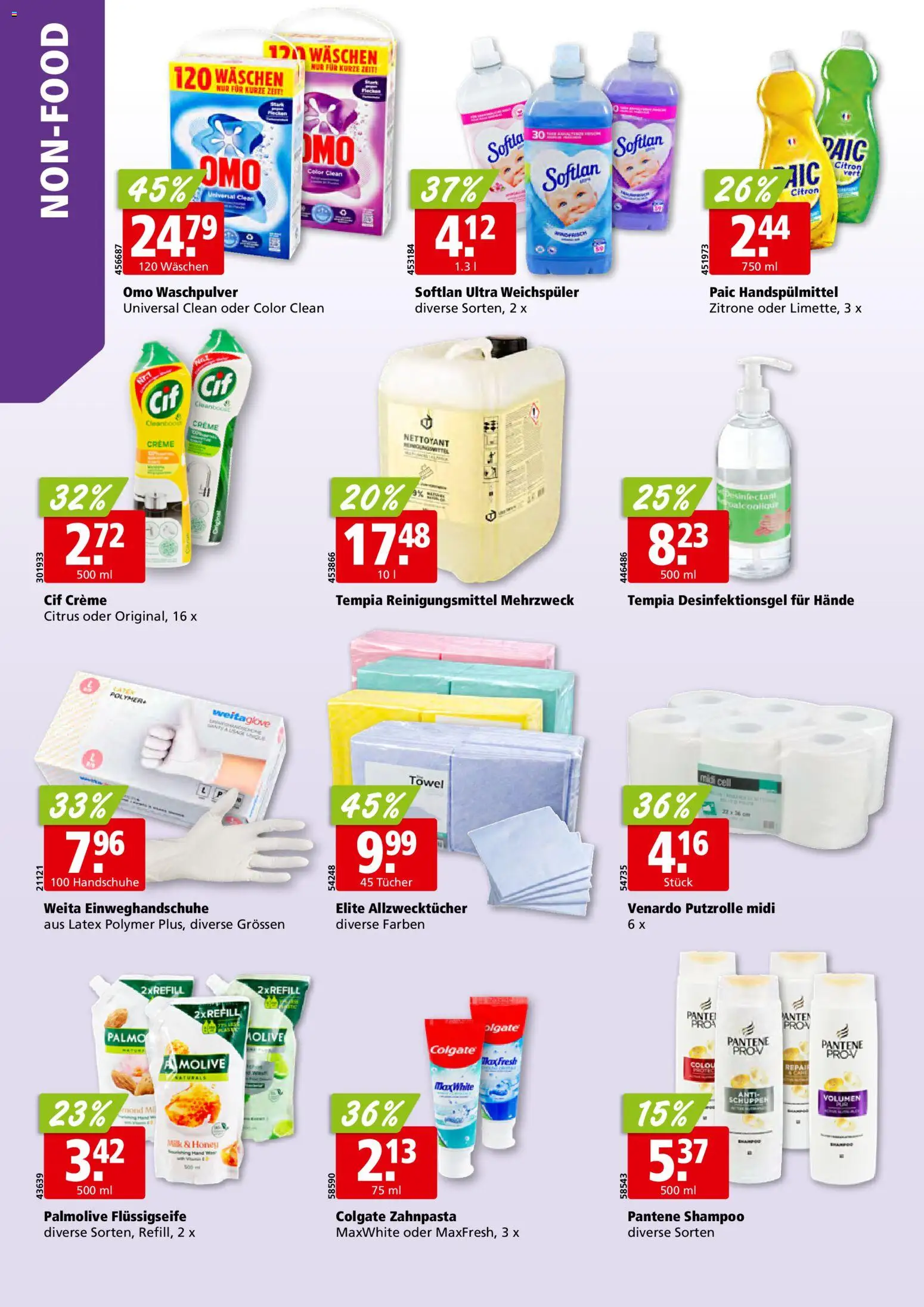 Aligro aktionen – gültig ab 27.05.2026 | Seite: 30 | Produkte: Shampoo, Weichspüler, Handschuhe, Creme