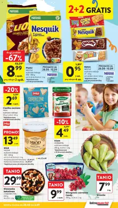Intermarche Gazetka od 28.08.2025 | Strona: 11 | Produkty: Gruszka, Żelazo, Baton, Dżem