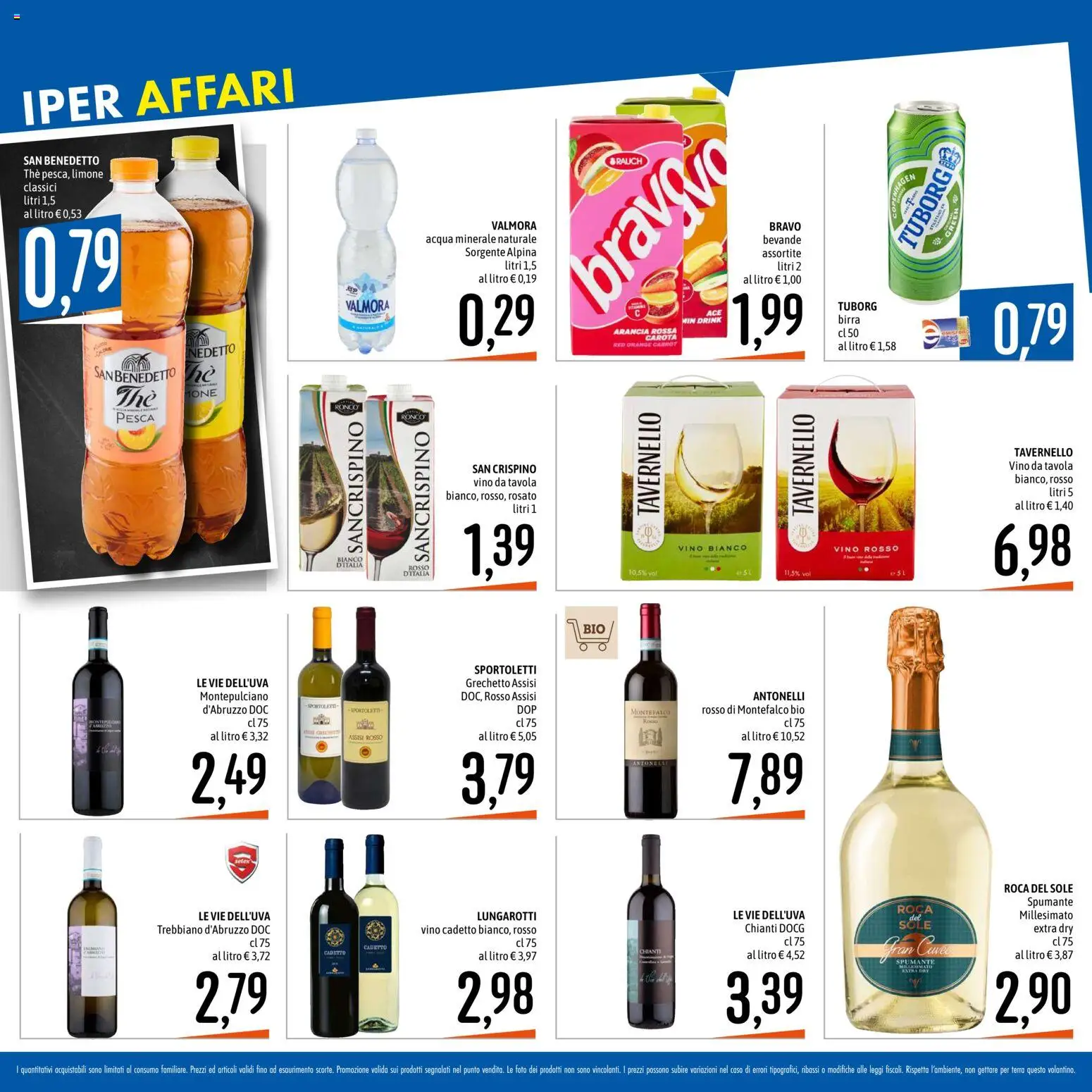 Volantino Emisfero del 26.02.2026 | Pagina: 26 | Prodotti: Birra, Limone, Vino rosso, Vino bianco
