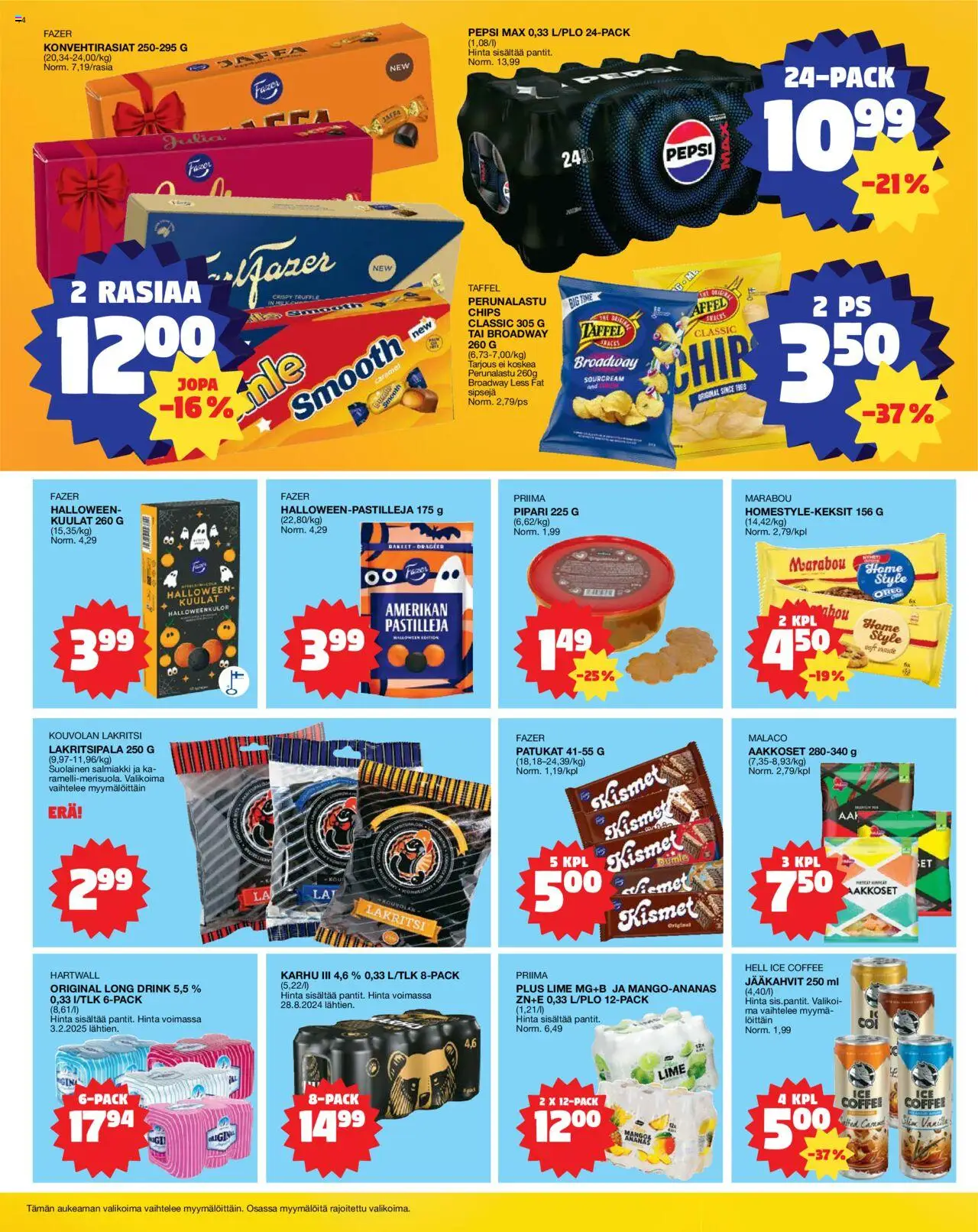 Tokmanni tarjoukset – voimassa 06.10.2025 alkaen | Sivu: 14 | Tuotteet: Oreo, Pepsi, Lakritsi