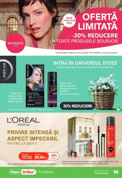Ofertele Dr.Max valabile de la 19.02.2026 | Pagină: 15 | Produse: Vopsea, Mascara, Vopsea de păr