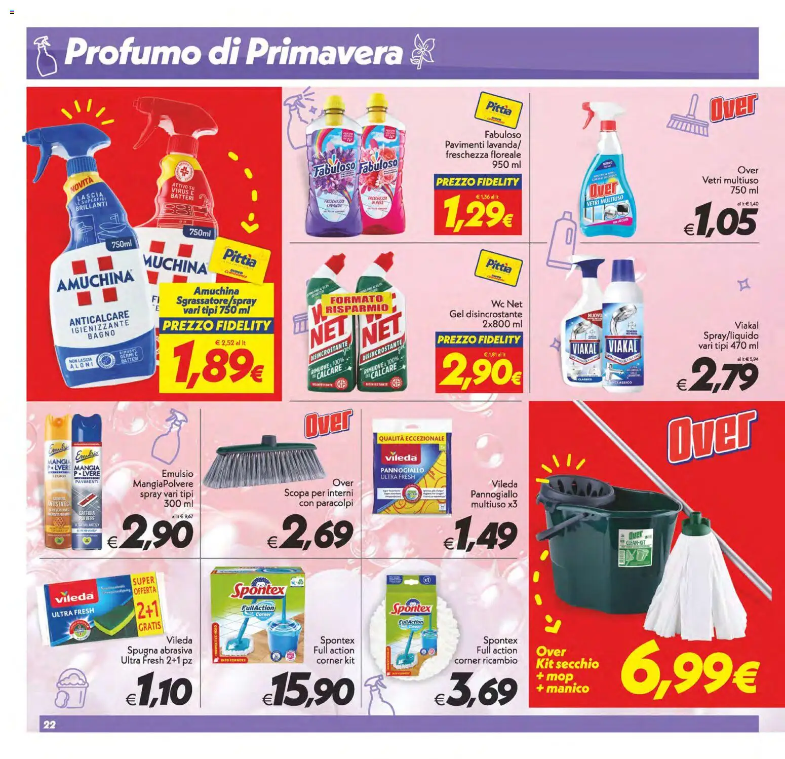 Volantino SuperConveniente del 06.03.2026 | Pagina: 22 | Prodotti: Anticalcare, Scopa, WC, Bagno