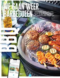 BBQ gegrilde spitskool met miso-glaze en cashew, BBQ gegrilde spitskool met miso-glaze en cashew - Voorbeeld van een folder van Albert Heijn, geldig van 08.04.2026 | Pagina: 40 | Producten: Mango