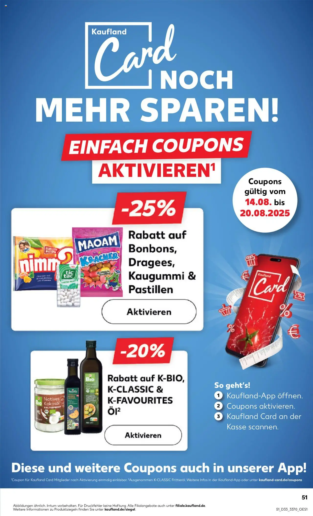 Kaufland Prospekt 	 - gültig ab dem 14.08.2025 | Seite: 51 | Produkte: Olivenol