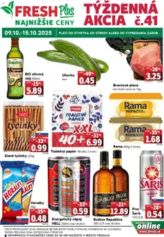 Fresh leták platný od 09.10.2025