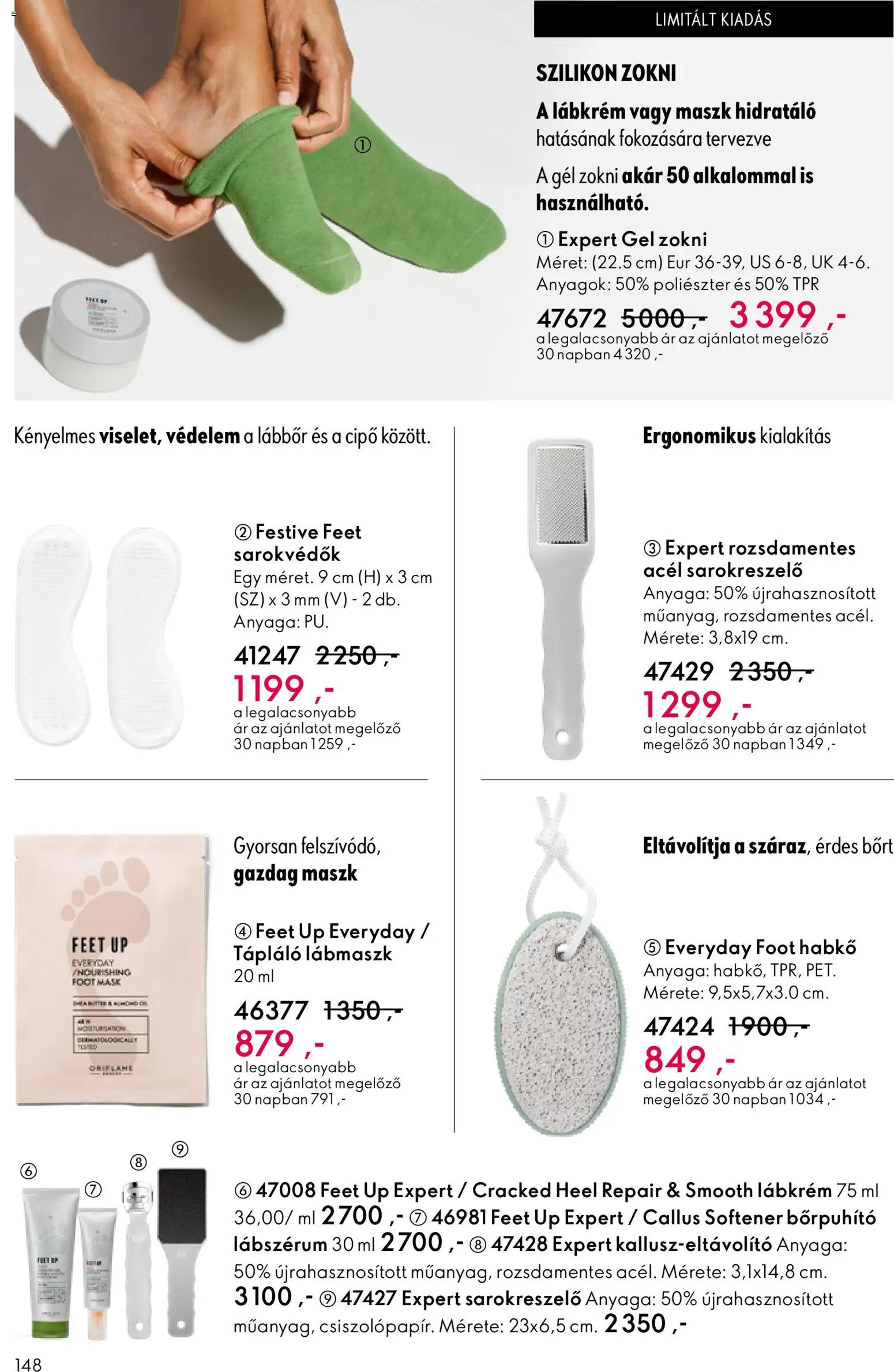 Oriflame akciós ujság - amely érvényes a következő dátumtól: 11.02.2026 | Oldal: 148 | Termékek: Maszk, Bor, Zokni