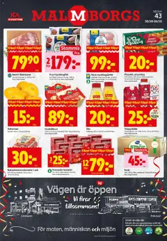 ICA Kvantum - Malmö - Förhandsvisning av reklamblad från butik ICA Kvantum aktuell från 20.10.2025