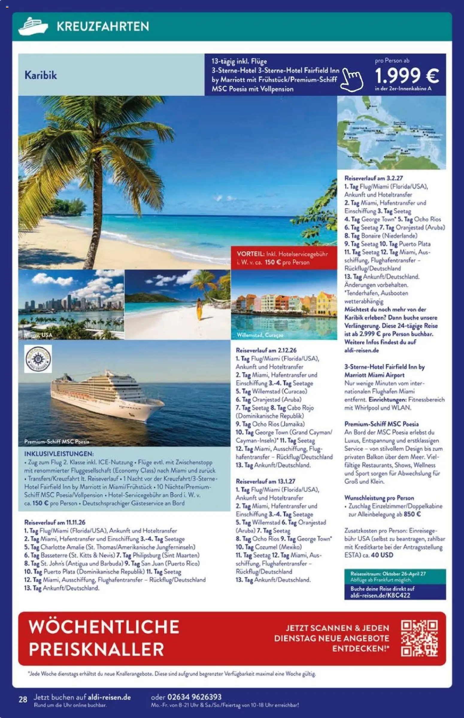 Aldi Süd Reisemagazin November 2025 – gültig ab 01.11.2025 | Seite: 28