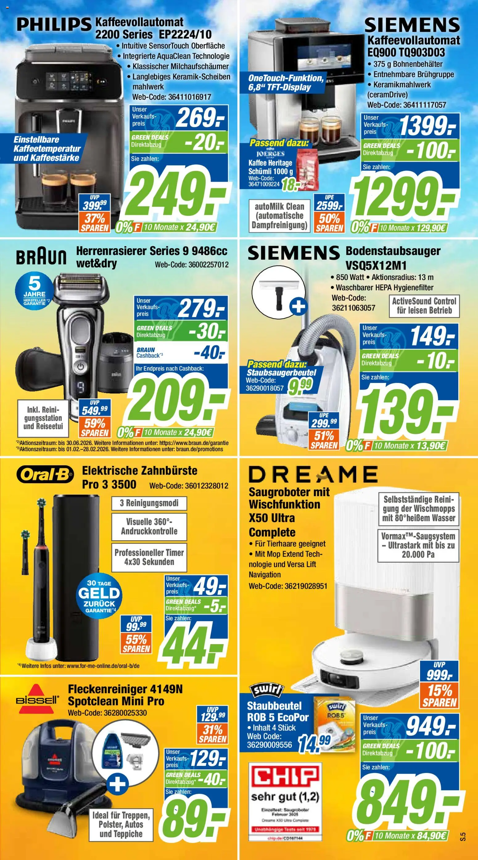 Expert Prospekt 	 – gültig ab 31.01.2026 | Seite: 5 | Produkte: Philips, Navigation, Zahnbürste, Wasser