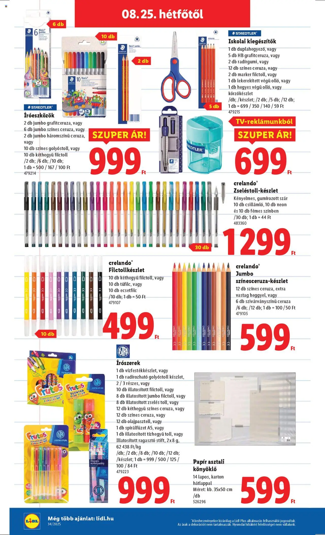 Lidl akciós ujság - amely érvényes a következő dátumtól: 21.08.2025 | Oldal: 18 | Termékek: Ragasztó