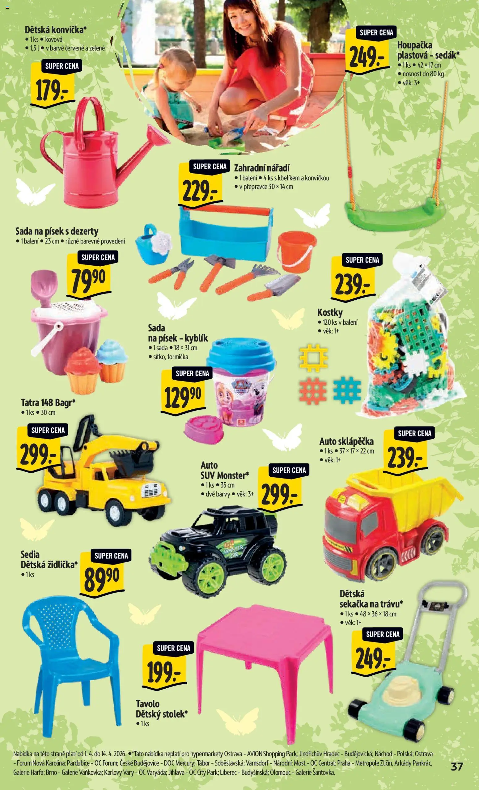 Albert leták - Hypermarket od 01.04.2026 | Strana: 45 | Produkty: Mošt, Dezerty, Houpačka, Nářadí