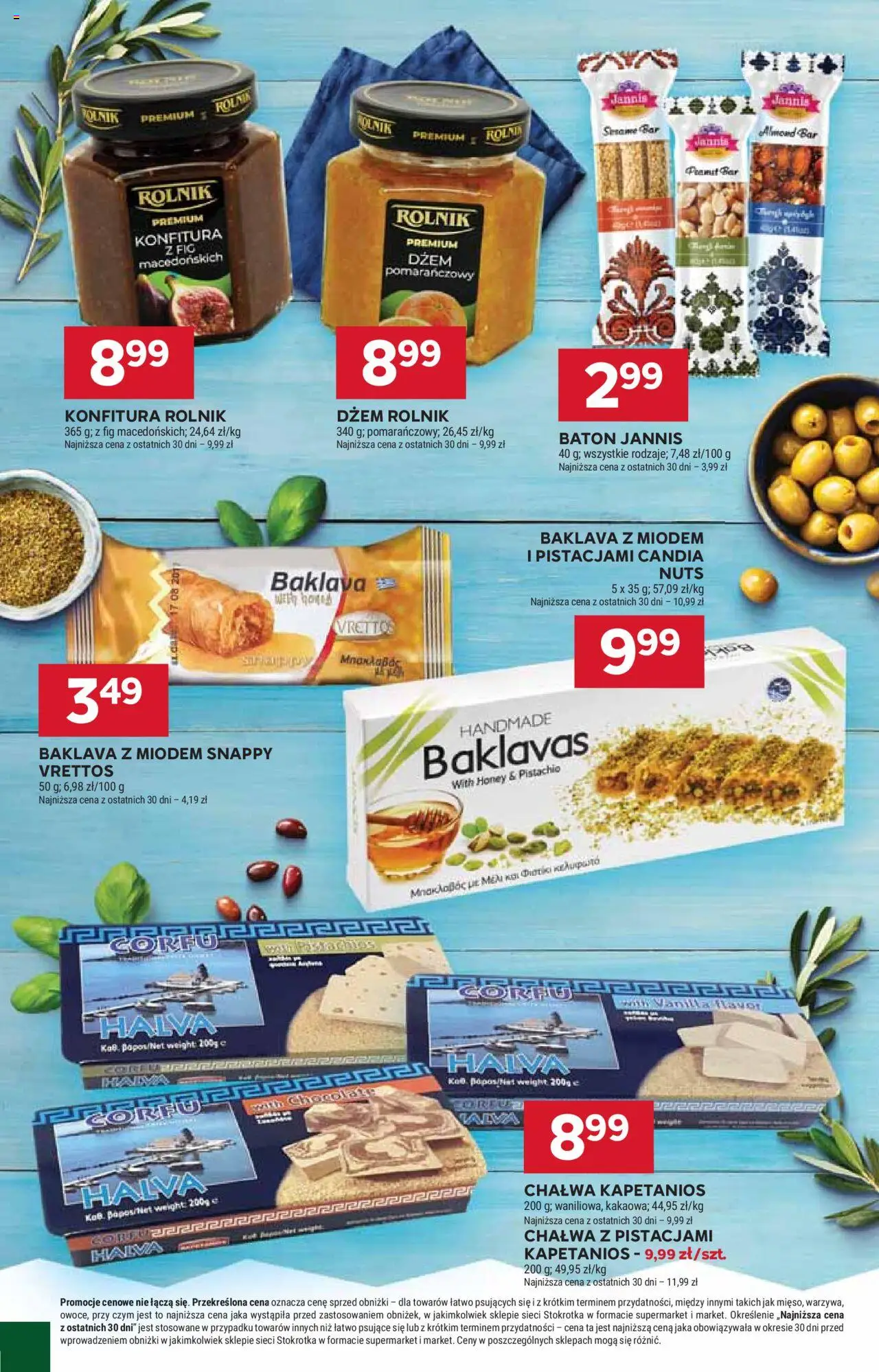 Stokrotka Gazetka od 29.05.2025 | Strona: 26 | Produkty: Baklava, Stokrotka, Baton, Dżem