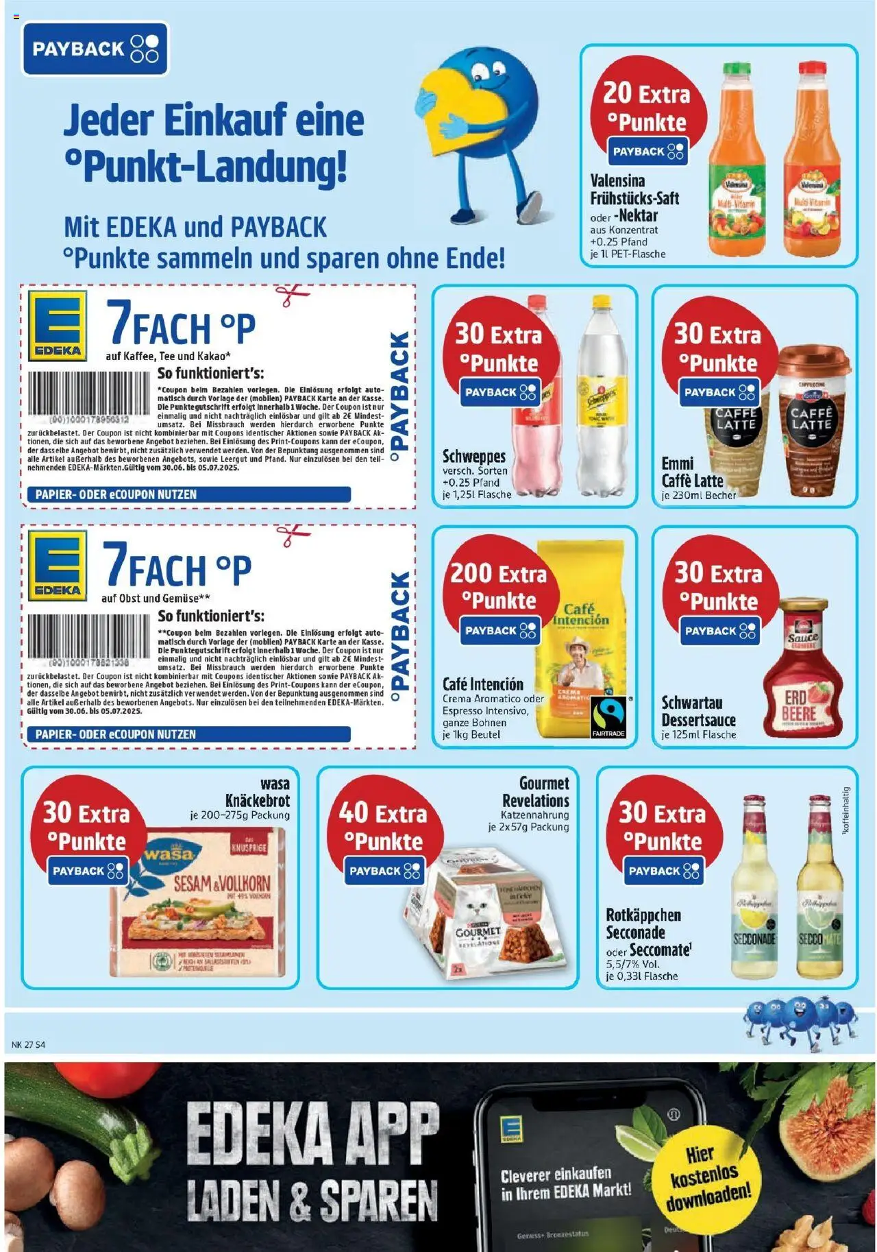 Edeka prospekt Murnau	 - gültig ab dem 29.06.2025 | Seite: 4 | Produkte: Valensina, Obst, Wasa knackebrot, Tee