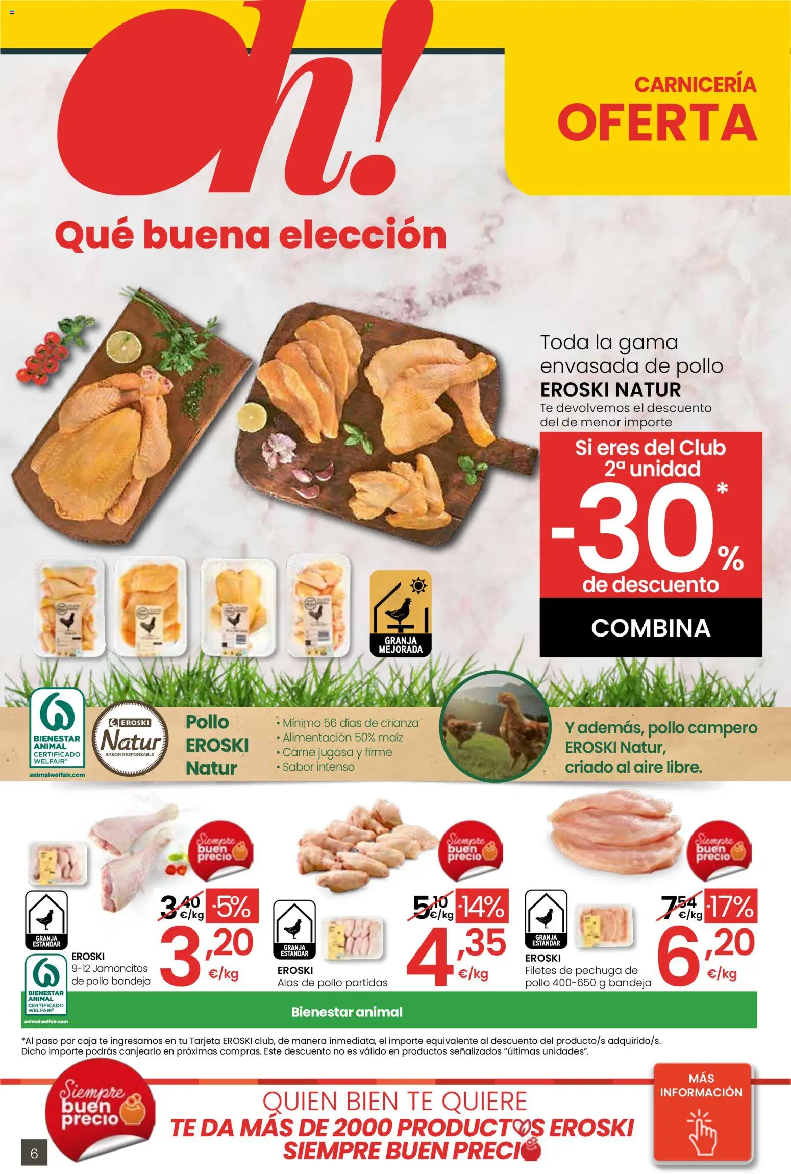 Eroski - 3x2  │ válido desde el 30.10.2025 | Página: 6 | Productos: Té, Bandeja, Caja
