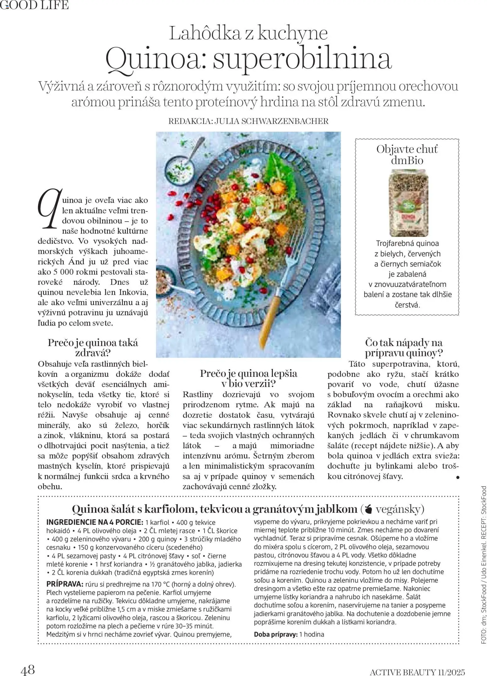 Nové dm drogerie akcie – leták je platný od 15.12.2025 | Strana: 48 | Produkty: Stôl, Karfiol, Šalát, Soľ