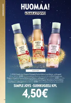 Oriflame-mainoslehti voimassa 19.11.2025 alkaen | Sivu: 34 | Tuotteet: Suihkugeeli